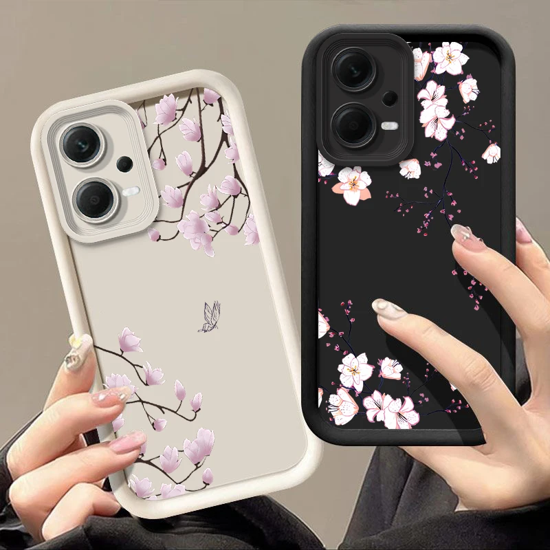 Note 12 Pink Plum New Sky Eye Phone Case For Xiaomi Redmi Note 12 12R 12Pro 11SE 11EPro 11Pro 12S 11 11S 13 13Pro 10 10T Cover image 5