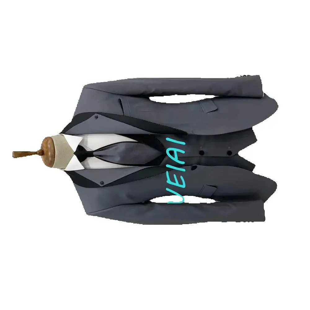 

CustomizedWedding Double Breasted Men Suits Notched Lapel Two Piece Jacket Pants Slim Fit Elegant Formal Occasion Blazer Hombres