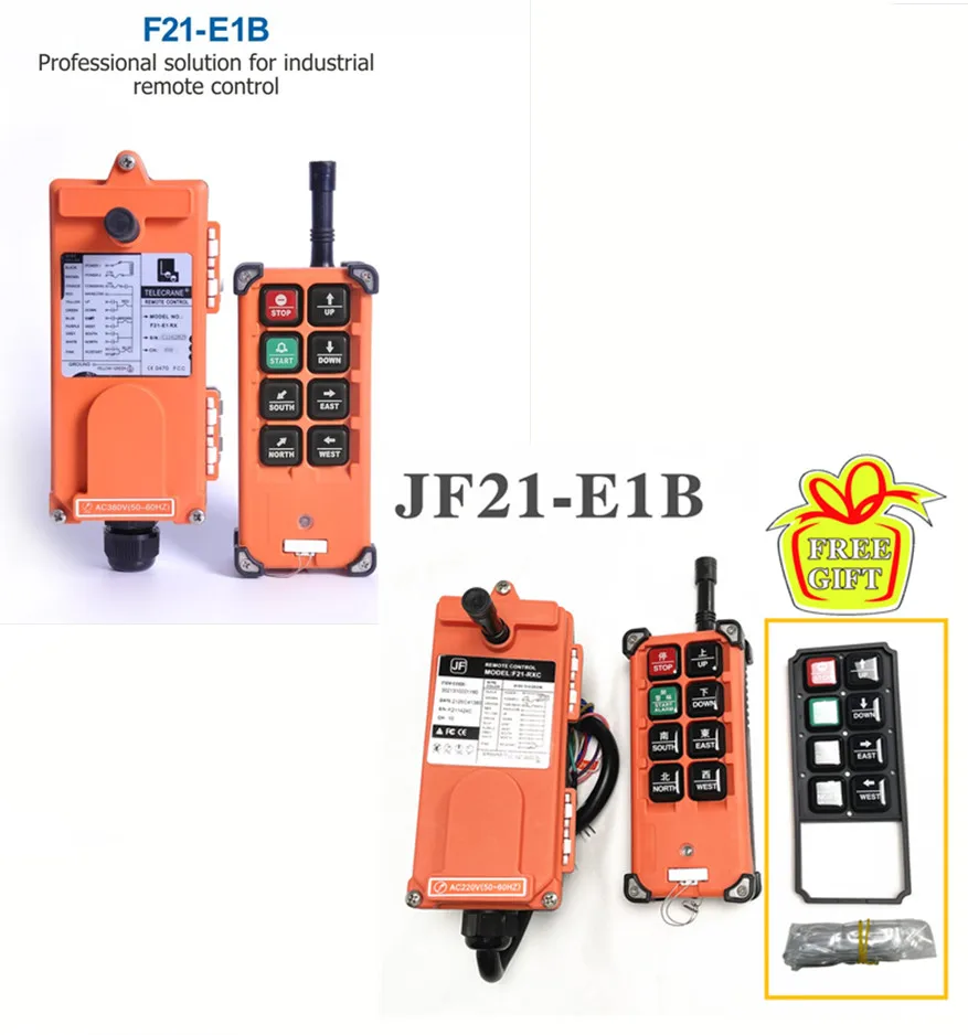 F21-E1B Industrial Crane Remote Control UTING TELECRANE Wireless Remote Controller for Crane Hoist