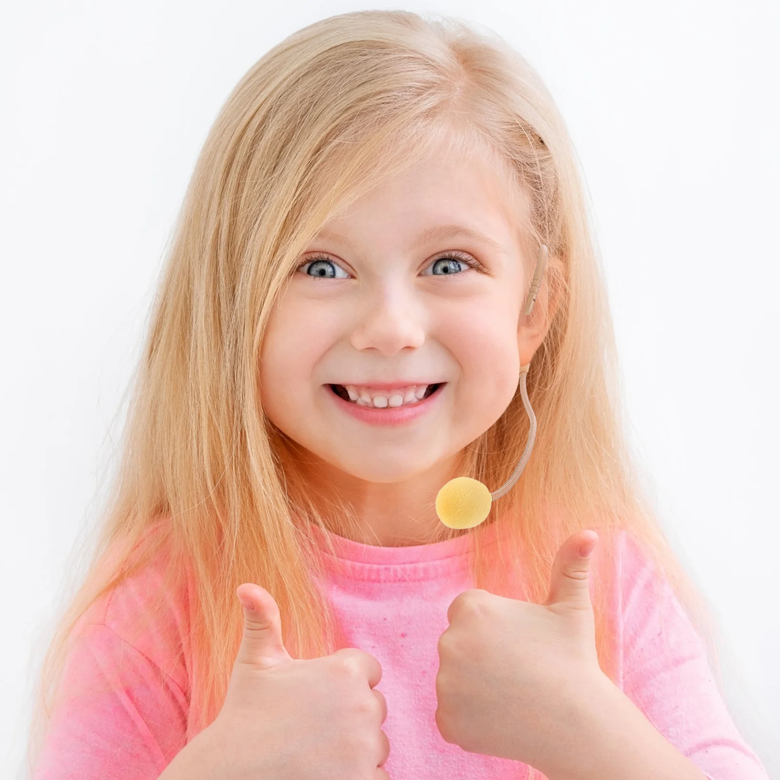 

'S Singing Headset Microphone Lightweight Safe Design For School Stage Performance Flexible Head-Worn Mic For