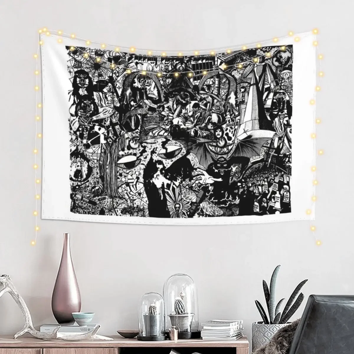 Black Sabbath Fan Art Tapestry Decorative Paintings Wallpaper Bedroom Tapestry