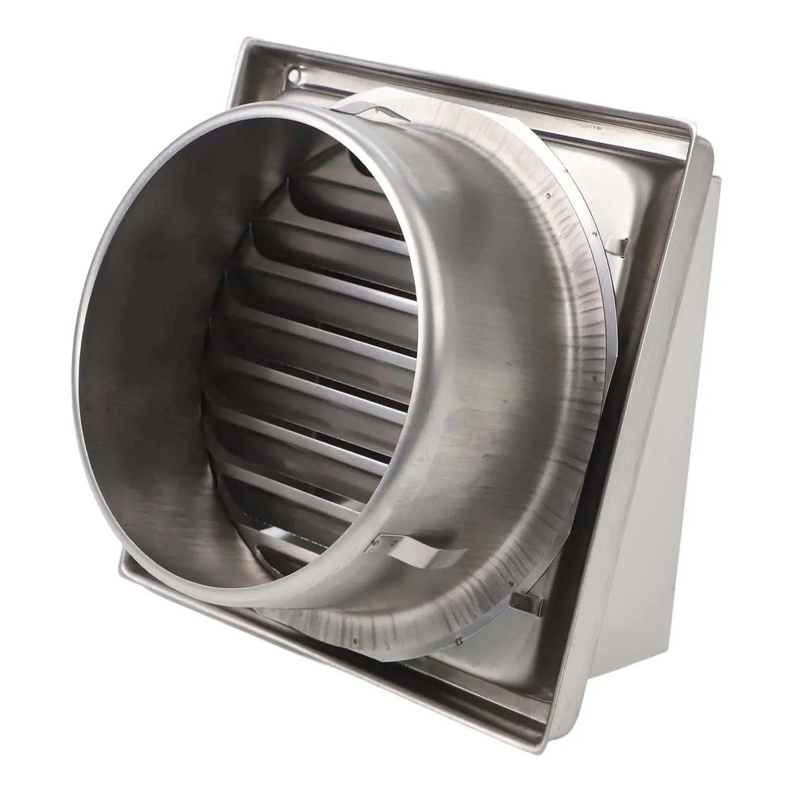 Stainless Steel Air Outlet Square Air Outlet Waterproof Vents Cap 125 150mm 304 Steel Ducting Ventilation High Quality
