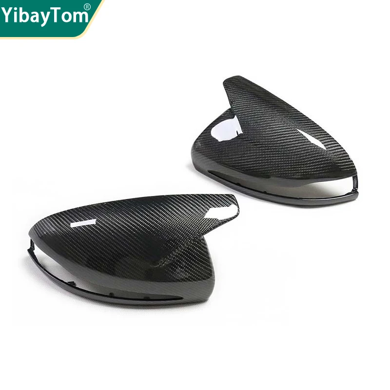 

2 pcs Sport Style Real Carbon Fiber Mirror Cover Cap Replacement For Mercedes-Benz W205 W253 W222 W213 W238 X253 only for LHD