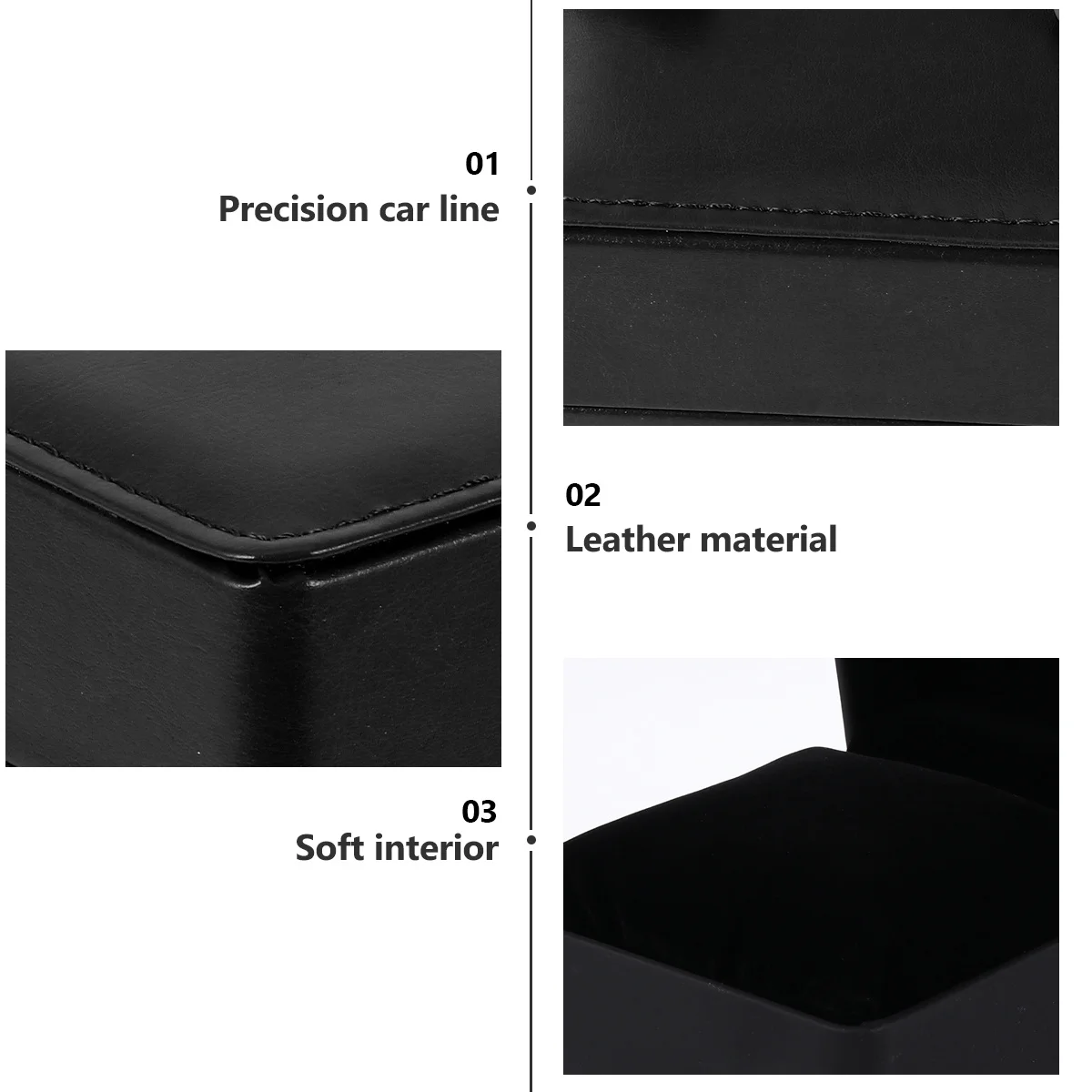 High-End Watch Box Organizer PU-hoes voor horloges en accessoires Displayopslag Elegant design horlogedoos