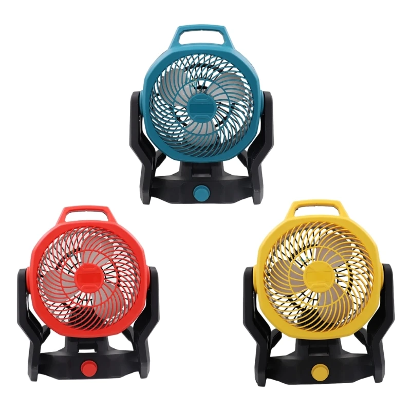 Camping Fan Rechargeable Battery Powereds Outdoor Tent Fan, Personals USB Desk Fan for Camping, Fishing, Power