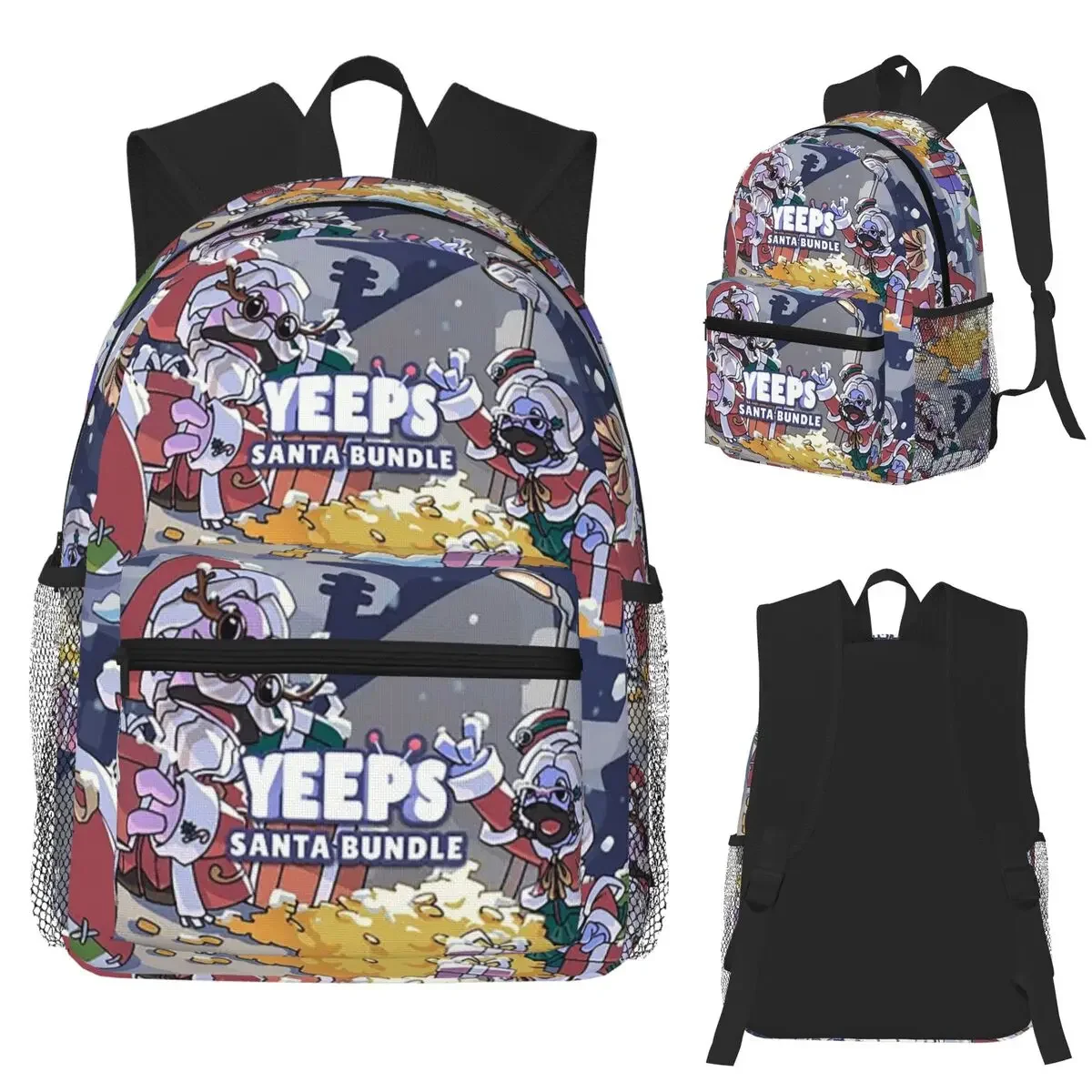 

Yeeps Hide And Seek Student Backpack School Bag Hiking Travel Daypack for Boys Girls Fashion Bookbag Shoulder Bags
