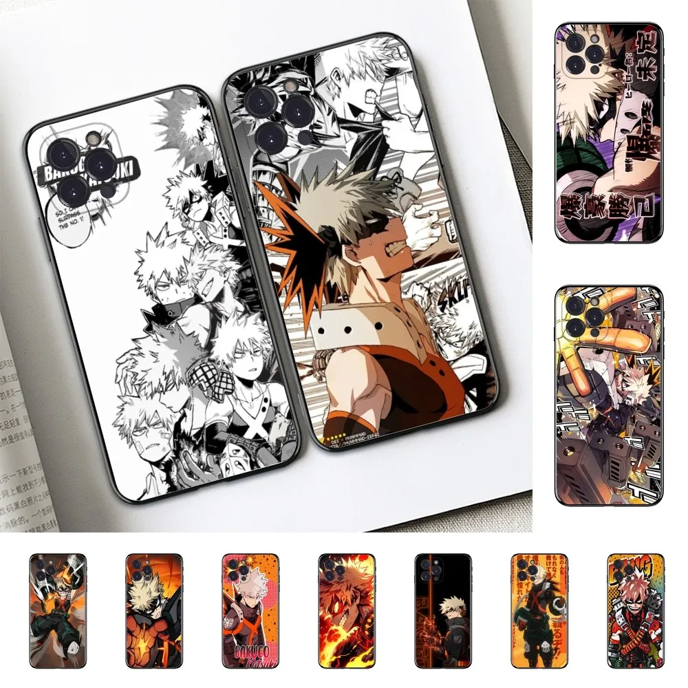 Anime B-Bakugo Katsuki  Phone Case For Redmi 5 6 7 8 9 10 plus pro 6 7 8 9 A GO K20 K30 K40 pro plus F3 Fundas