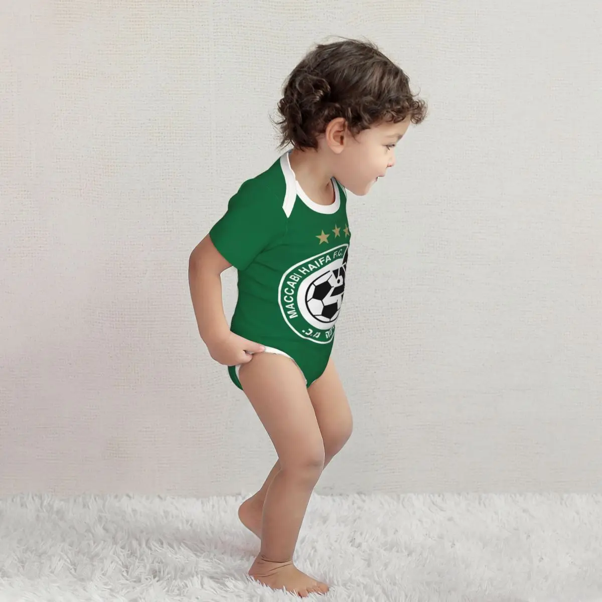 Israel MHFC Maccabi - Haifa Baby Bodysuit Unisex Shirt Newborn Onesie Boy Girl Undershirt Outfit Baby Romper