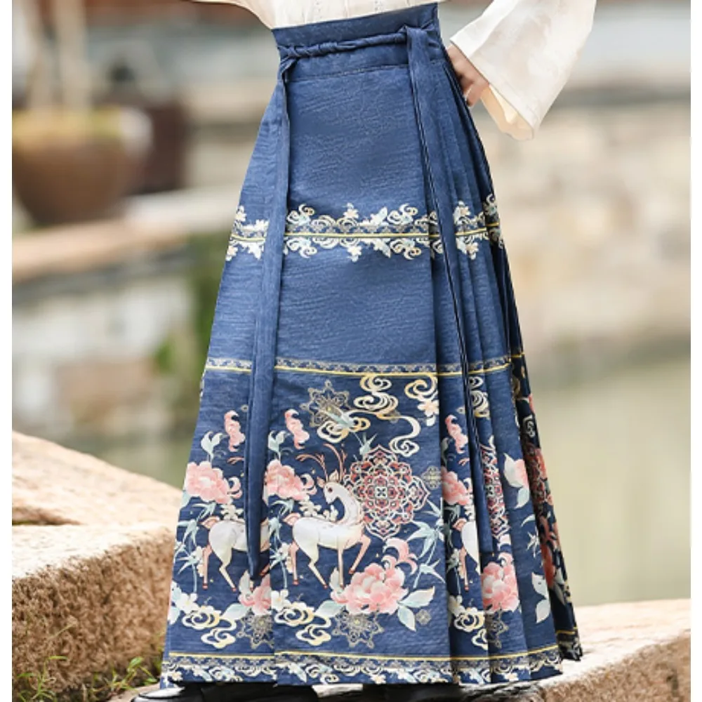 فتاة Hanfu فستان تأثيري ازياء حفلة الجنية ملابس الأطفال النمط الصيني ملابس الاطفال أداء الصيف النمط العرقي