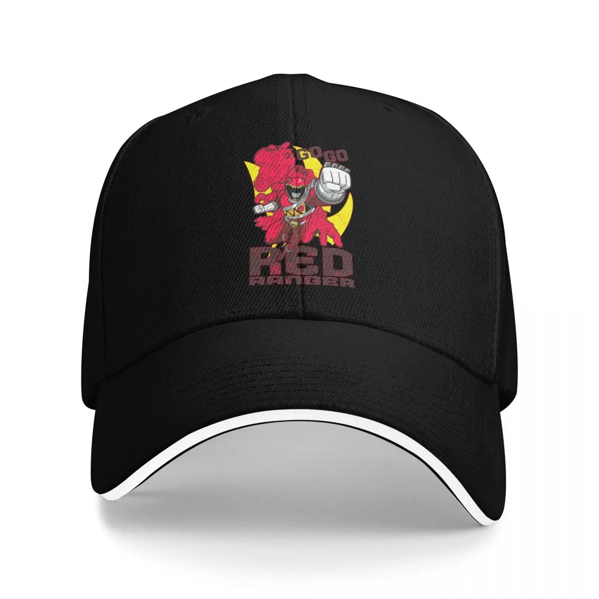 

Red Ranger Baseball Cap Sun Hat For Children Luxury Cap For Men Women's