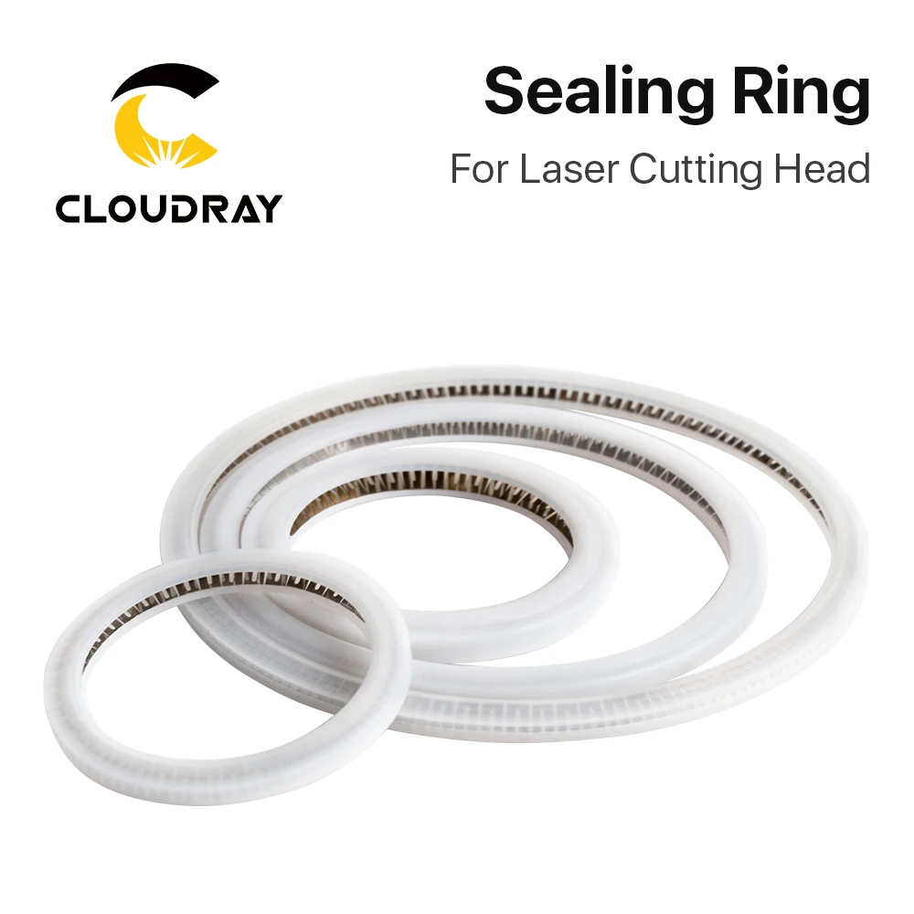 Cloudray-anillo de sellado para ventanas protectoras de Raytools/Precitec/WSX/Bodor, tamaño personalizable para cabezal láser de fibra 1064nm