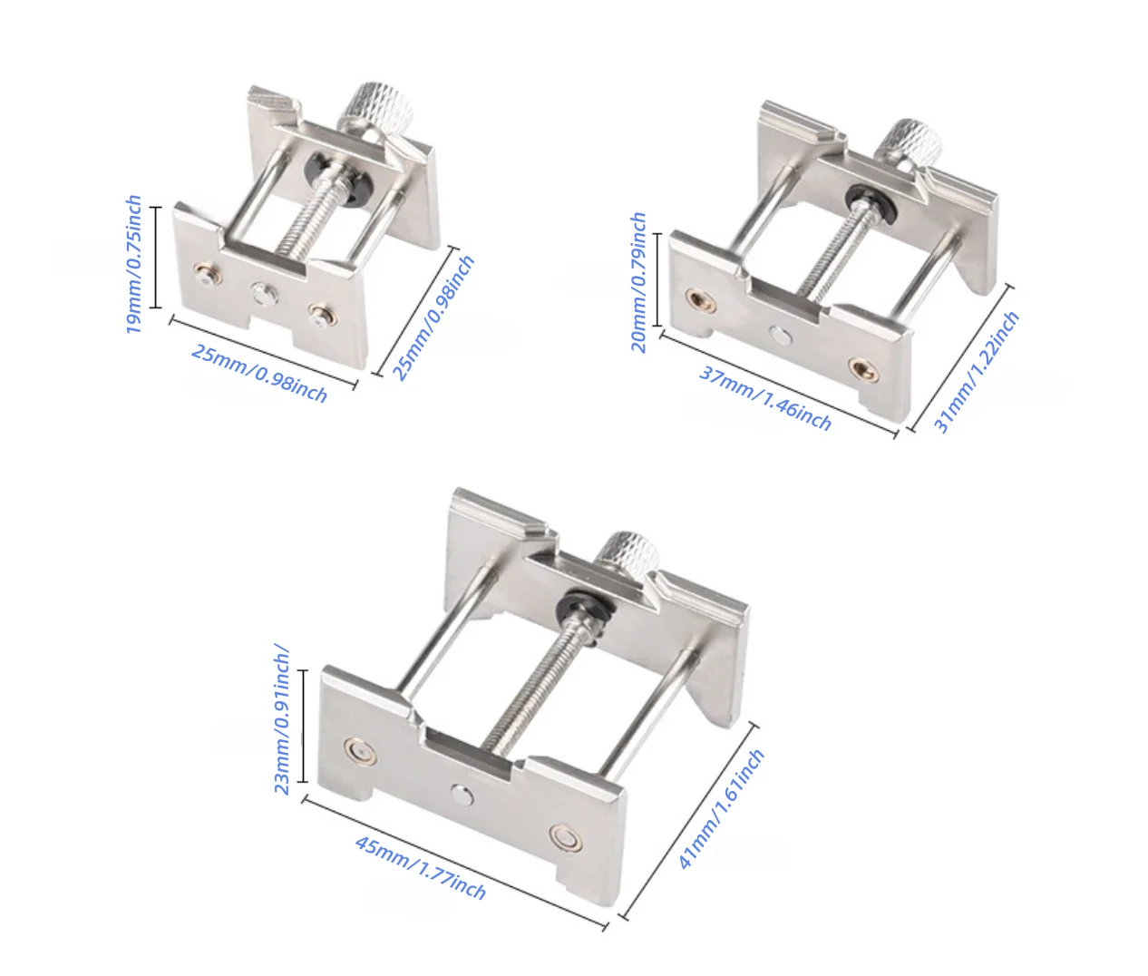 3 in 1 Adjustable Watch Movement Holder 4039 /4040/4041  Large Medium and Small Movement Fixed Seat Watch Repair Tool