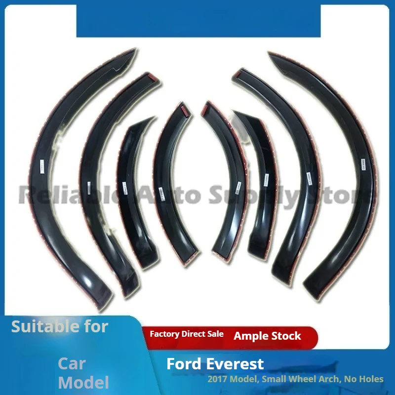 عجلة صغيرة قوس تقليم لفورد ايفرست 2017 سيارة درابزين الحرس غير الرادار ثقب أنيق دائم حماية عجلة قوس منصات