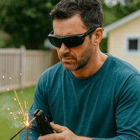 Solar Powered Automatic Dimming Welding Glasses Auto Darkening Anti-glare Welder Glasses Eye Protection Anti-Scratch