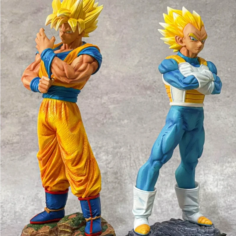 

Dragon Ball 32 см Super 2 Goku 30 см Vegeta Resonance Set Фигурки Комплект Статуя Модель GK Настольный Орнамент Аниме Игрушка Мальчик Подарок