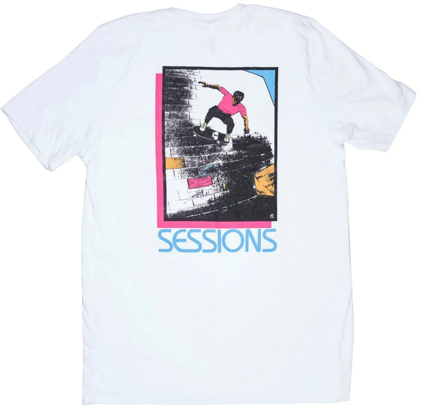 1987 SESSIONS Skateboard Shop t-shirt - Nor Cal tee  Skateboard tee