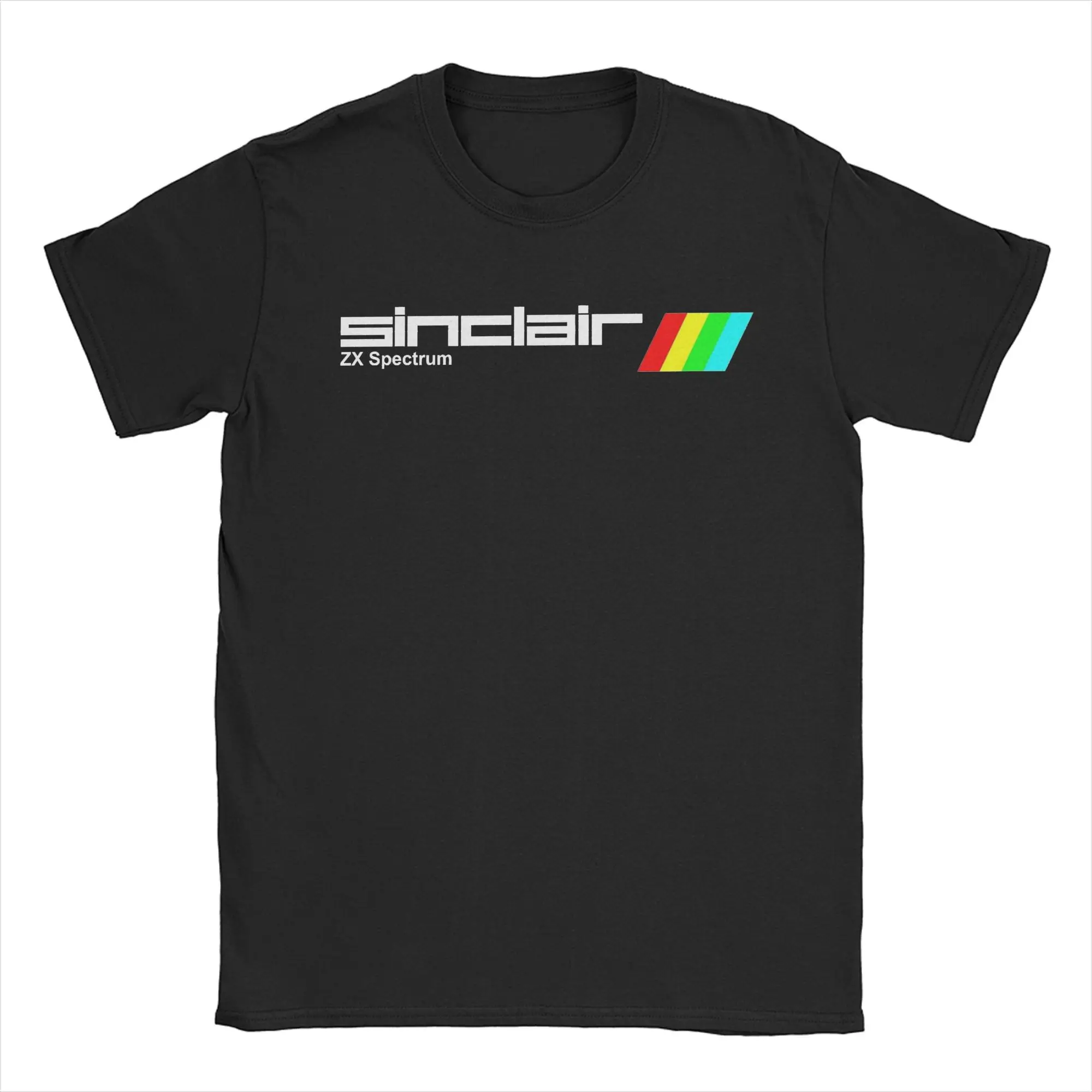 Funny Sinclair ZX Spectrum T-Shirt Men Crew Neck 100% Cotton T Shirts  Short Sleeve Tee Shirt Birthday Present Tops