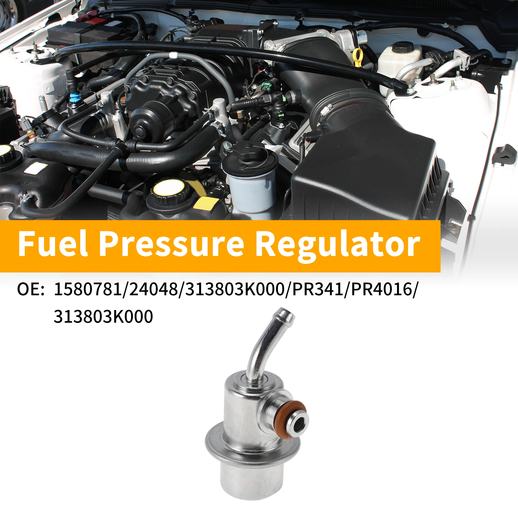 UXCELL Fuel Pressure Regulator Fuel Pump Regulator No.1580781 for Kia Rio 1.6L 1594CC L4 GAS DOHC Naturally Aspirated 2005