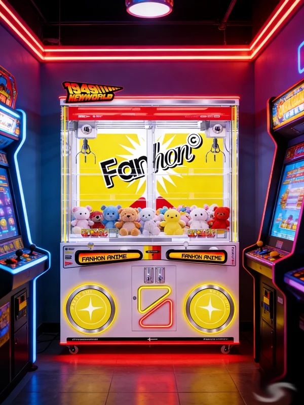 

Individual Crane Machine Mystery Box Indoor Arcade Game with Adjustable Win Rate Customizable Payment Durable Cabinet