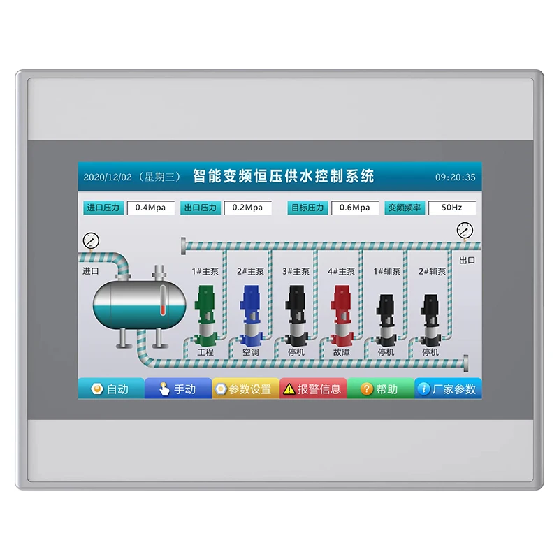 

All In One 10.1" TFT Resistive HMI Display RS485 RS232 Industrial PLC Screen For Industrial Control Monitor CNC Controller