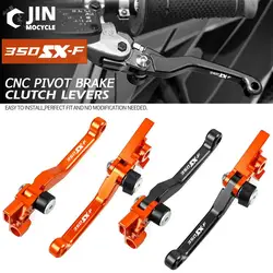 For 350 SXF 2014 2015 2016 2017 2018 2019 2020 2021 2022 CNC Motocross Foldable Pivot Dirt Bike Brake Clutch Levers Handle Lever