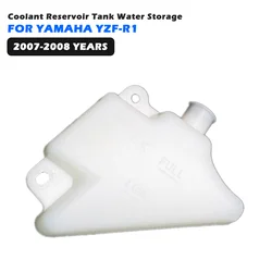 Motorcycle Coolant Reservoir Tank Radiator Caps Water Storage Overflow Bottle For YAMAAHA YZF-R1 R1 2007 2008
