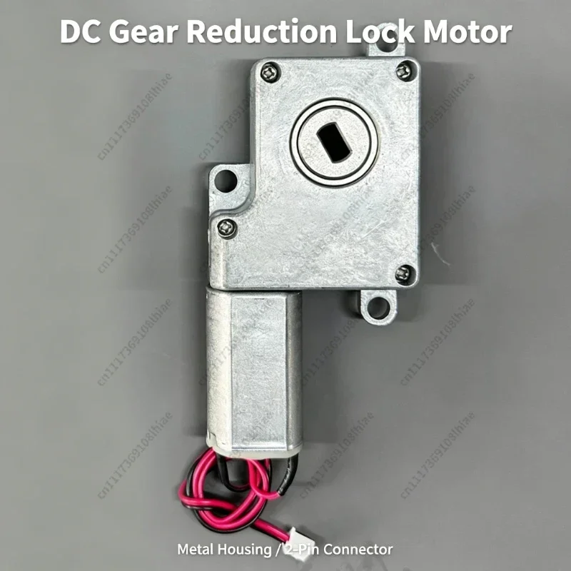 390 Reversible DC Gear Motor with Wire Connector Universal Replacement Motor for Smart Fingerprint Password Automatic Door Lock