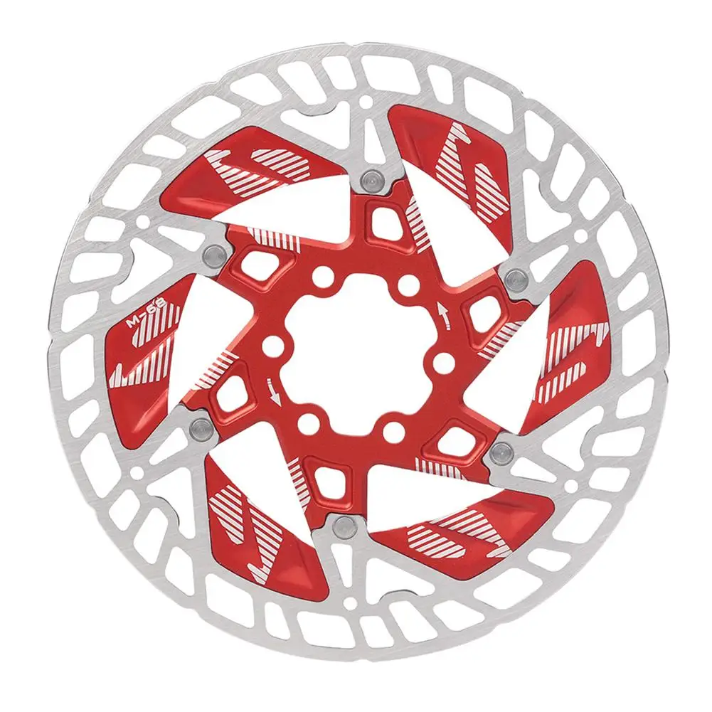 

Mountain Bike Brake Disc 160mm Diameter with Aluminium Alloy and Carbon Steel 6 Bolt Holes and Airflow Design for Cooling