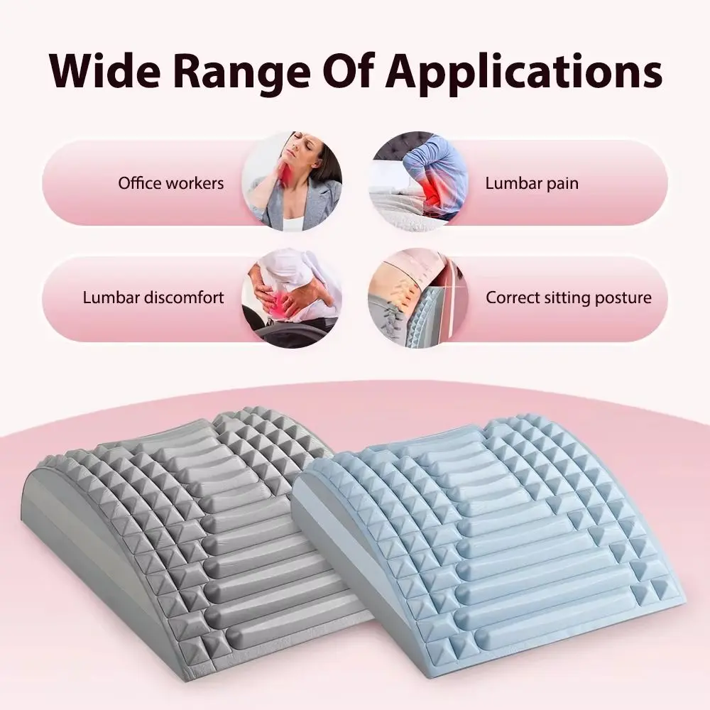 

Candy Color Back Stretcher Neck Massager Adjustable Relieve Waist Discomfort Neck Lumbar Support Massager Yoga Equipment