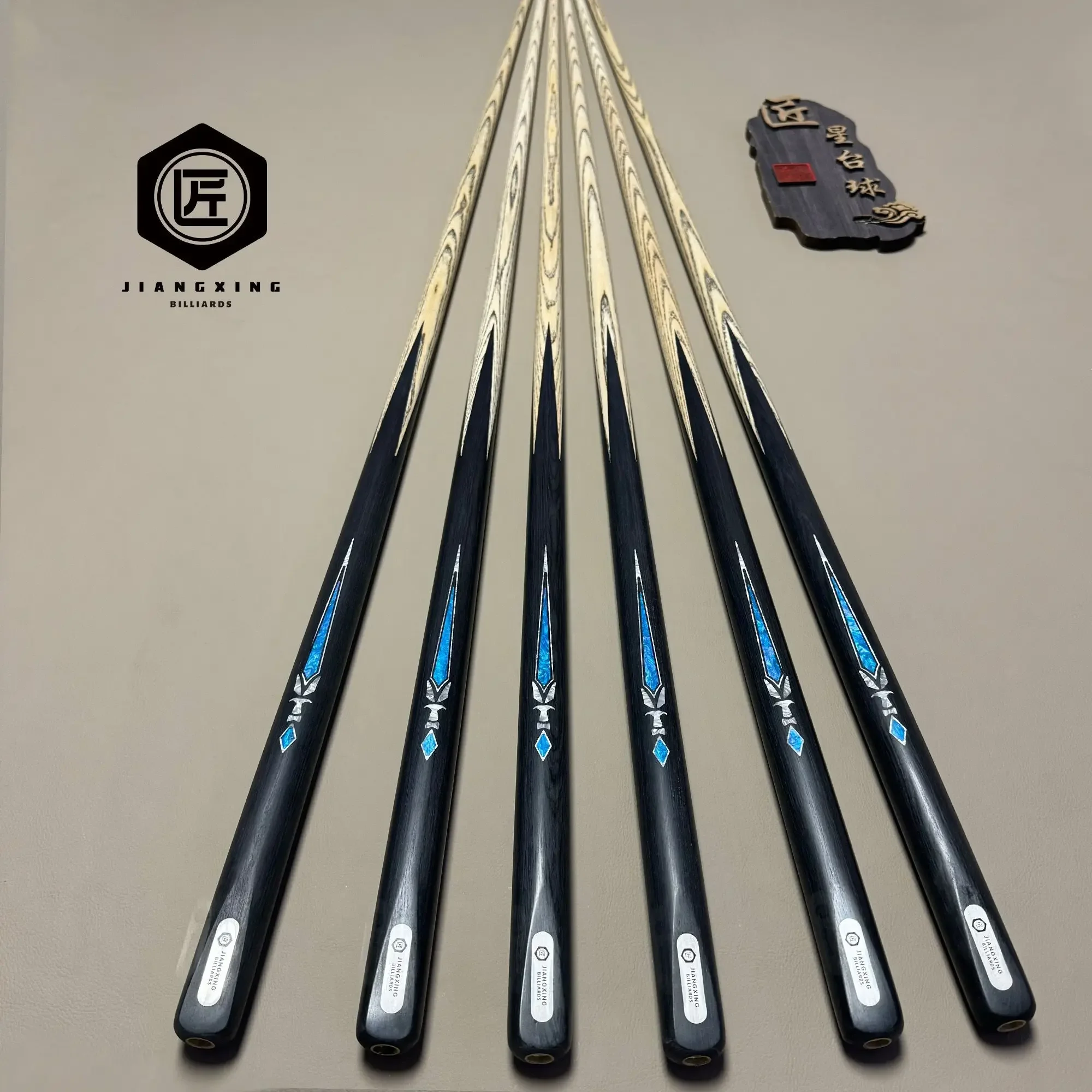 Billiard Club Chinese Black Eight 8 American Nine-ball Billiard Club Snooker Genuine Inlaid Paint-free Cheap Club