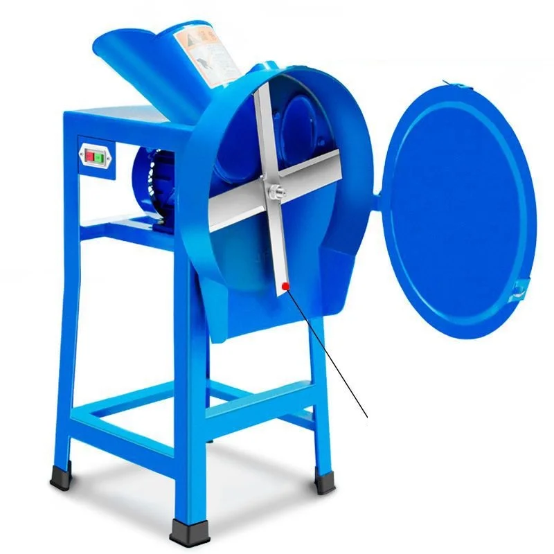 For*-Small Household Feed Electromechanical Grass Cutter Shredder Pig Grass Machine Cattle and Sheep Breeding Grass Crusher.