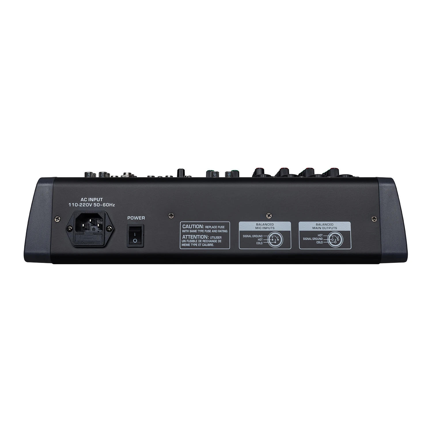 8-Channel Professional DJ Mixer Built-in USB Recording 48V Phantom Power 3-Band EQ Sound Mixing Console for Stage KTV PA System