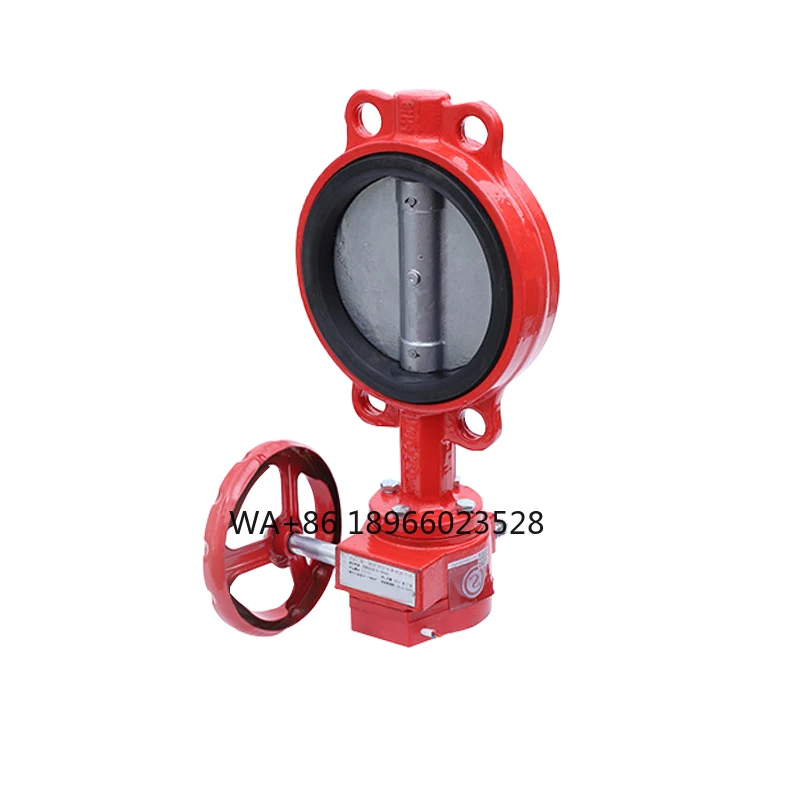 

Manufacturer Wafer Fire Fighting butterfly Valve High Quality Worm Gear signal butterfly Valve