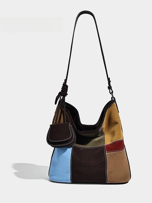 

URCIVOK Женская кожаная сумка-мешок Большая сумка через плечо Capaci Повседневная модная женская сумка Sle Faionable на все сезоны