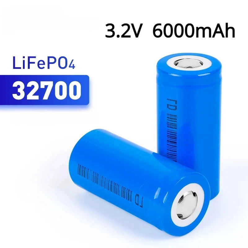 100% orignal LiFePO4 Battery 3.2V 32700 battery 6000mAh 35A Continuous Discharge Maximum 55A High power LiFePO4 battery