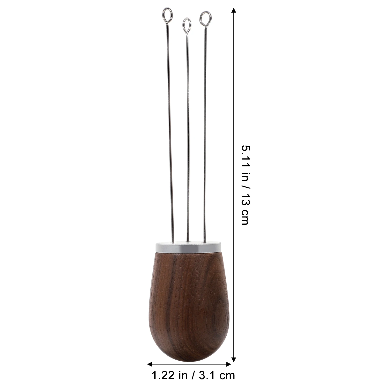 

Stainless Steel Wood Coffee Powder Stirrer Needle Distributor Tool for Espresso Maker Ground Practical Kitchen Bar