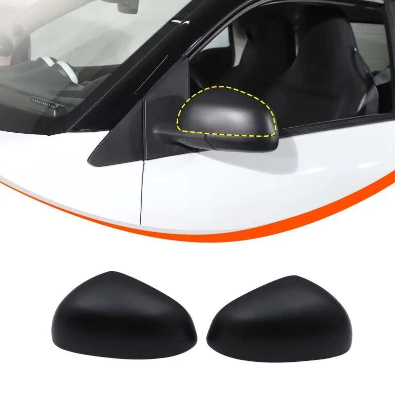 

ABS For 2016-2021 Mercedes-Benz smart W453 Exterior Mirror Covers Rearview Mirror Protective Cover Trim Car Accessories