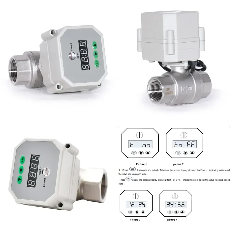 Tonheflow A20-S25-S2-C DN25 1 Inch Stainless Steel Motorized Auto Drain Valve Electric Valves