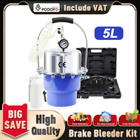 Podofo Brake Bleeder Kit Pneumatic Pressure Brake Clutch Fluid Bleeding Tool Set