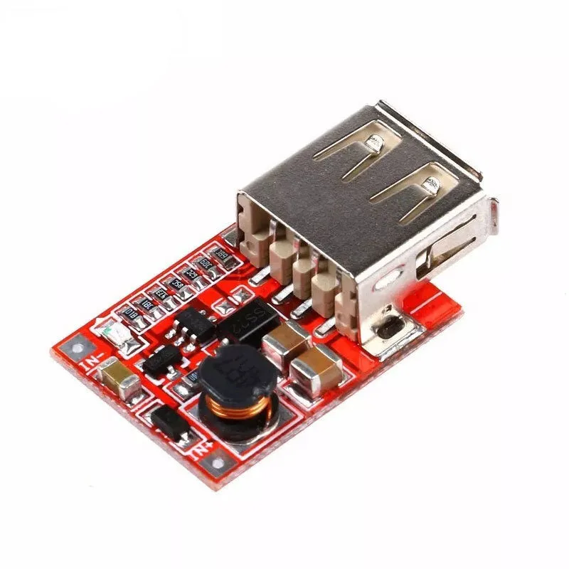 

1/2~100/200Pcs Efficiency Up To 96% DC-DC Step-up Module 3V Rise 5V1A Boost Board USB Phone Charging