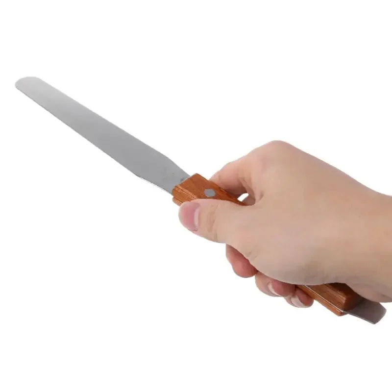 4pcs Stainless Steel Inking Paint Mixing Knifes Draw Spatula Scrape Texture Scraper 195mm, 255mm, 305mm, 360mm