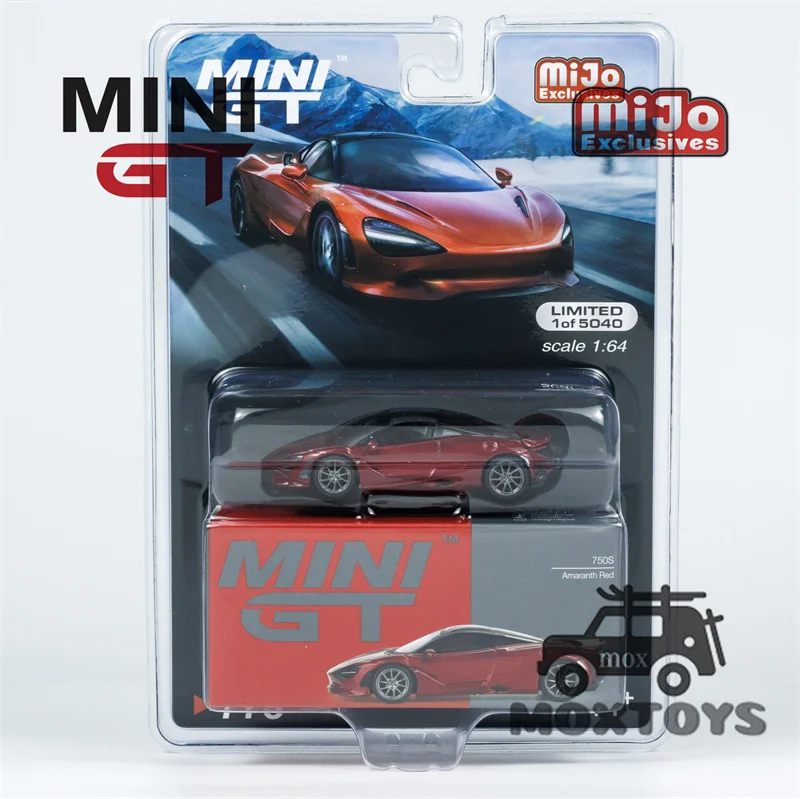 

MINI GT 1:64 750S Amaranth Red LHD — литая под давлением модель автомобиля