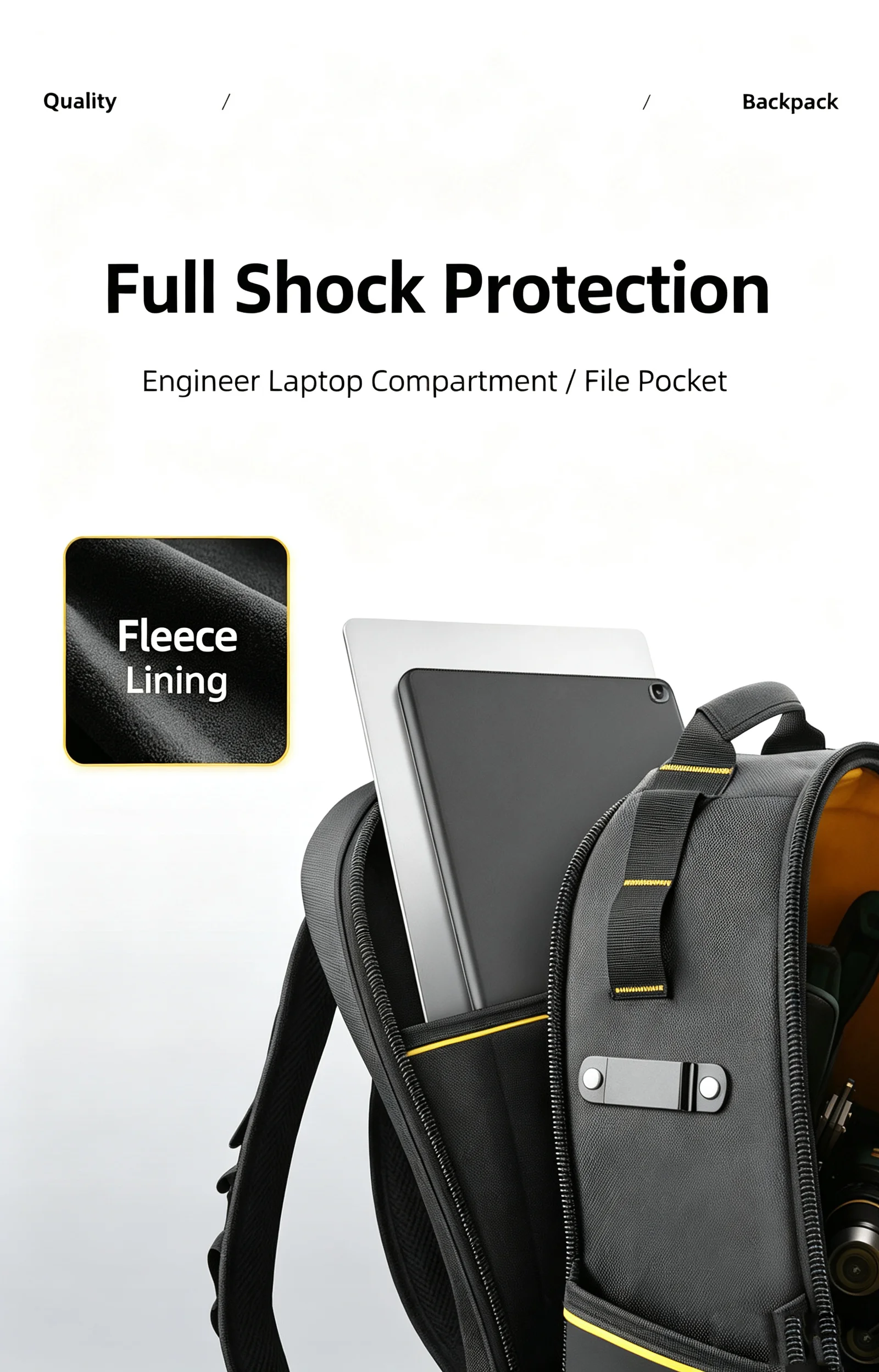 Tool Backpack, Tool Storage and Organization, Durable and Water Resistant
