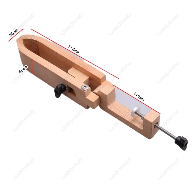 Beech Wood Leather Sewing Clamp DIY Handmade Leather Craft Stitching Fixed Holder Hand Working Tool
