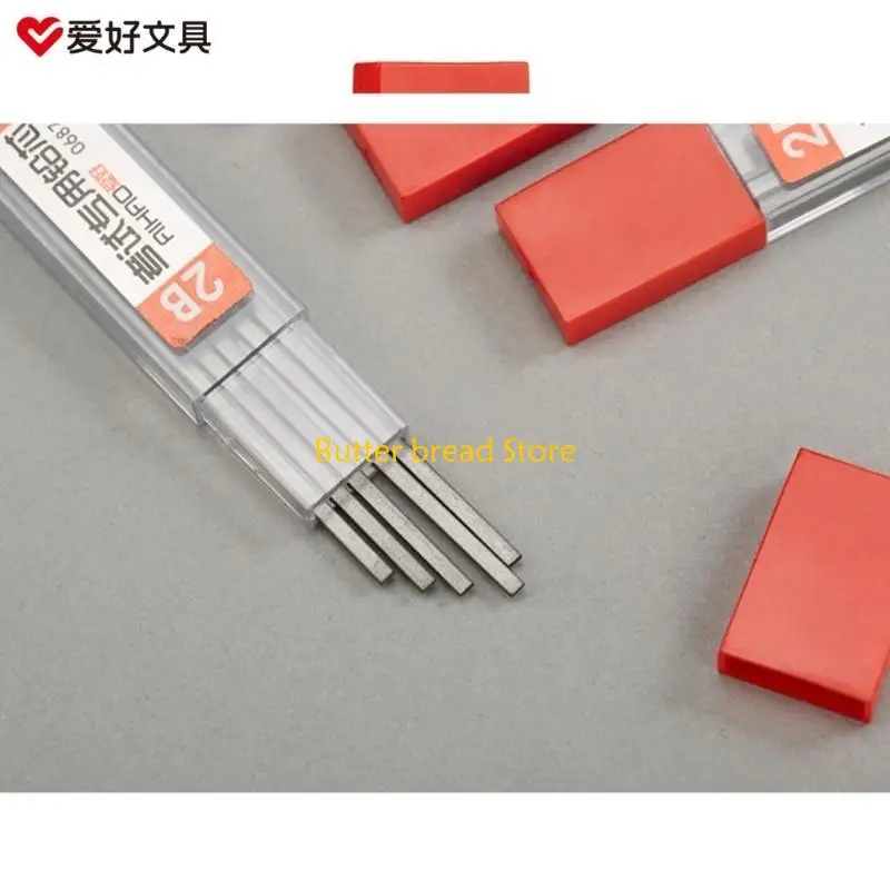 W89C 0.3 mm 2B Refills Strong Dark Smooth Leads Mechanical Pencil Refills 5 Pieces Leads Per Tube