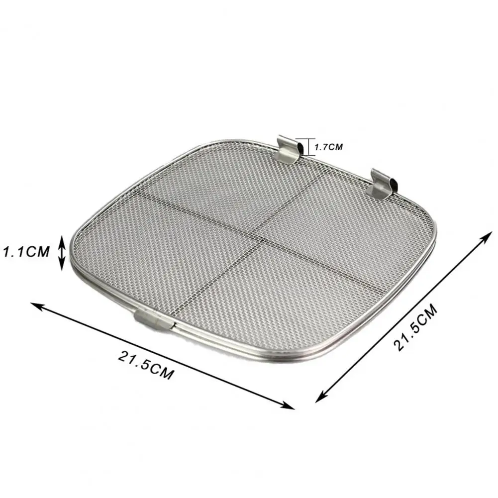 Reusable Smooth Edges Grill Accessories Kitchen Grease Splatter Shield Splatter Screen for Ninja AG301 AG300