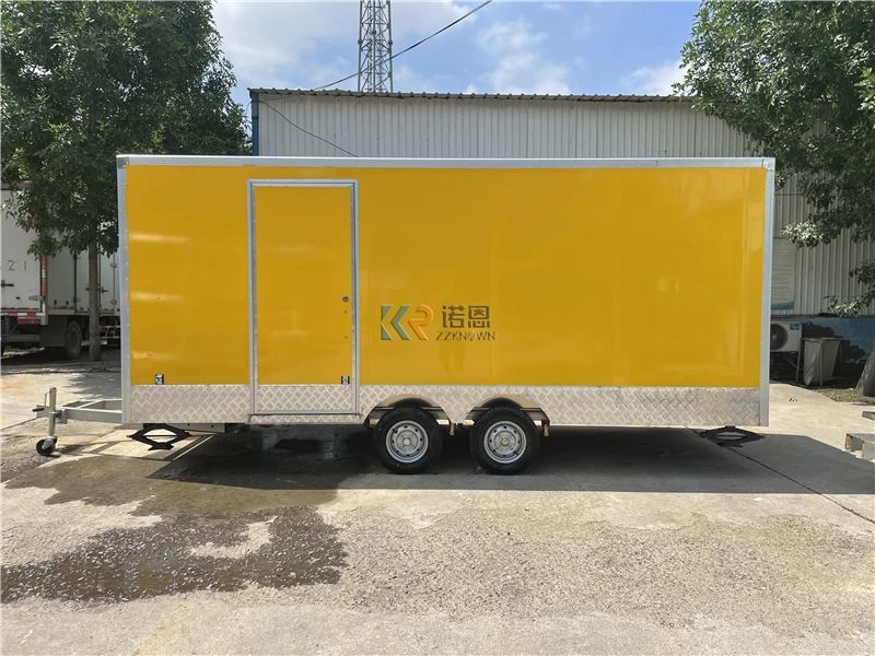 สัมปทานรถพ่วงรถบรรทุกอาหารรถเข็นอาหารรถบรรทุกรถรับประทานอาหาร Kiosk