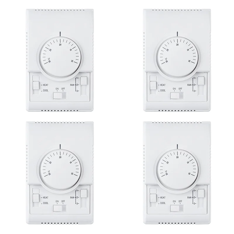ABVG-4X mt01 220vac sala termostato mecânico ar condicionado ventilador bobina termostato controlador de temperatura quente
