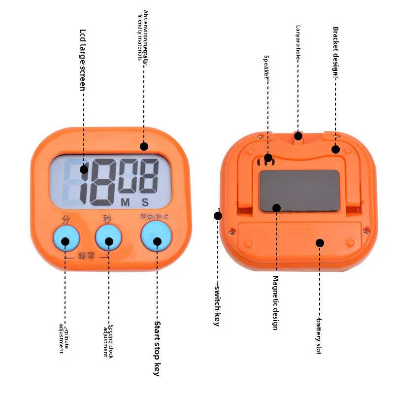 Timer Kitchen Reminder Time Manager Baking Cooking Countdown Timer Alarm Clock Time Tracker Time Keeper Time Monitor