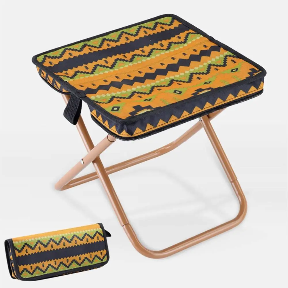 

Small Size Mini Folding Chair Compact Design Foldable Portable Camping Chair Lightweight Sturdy Outdoor Small Stool Picnic